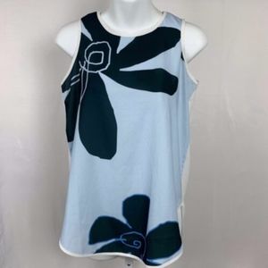 VIDA JC Colgin Floral Sleeveless Tank Blouse XS